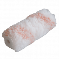 Festőhenger (fehér-rózsaszín) 10 cm