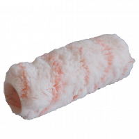 Festőhenger (fehér-rózsaszín csíkos) 18 cm